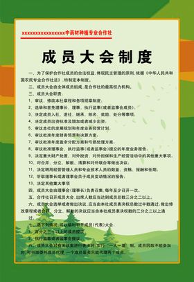 成员大会制度