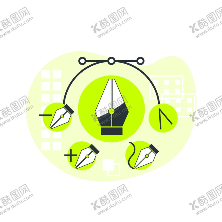 编号：38205109230649542918【酷图网】源文件下载-钢笔插画