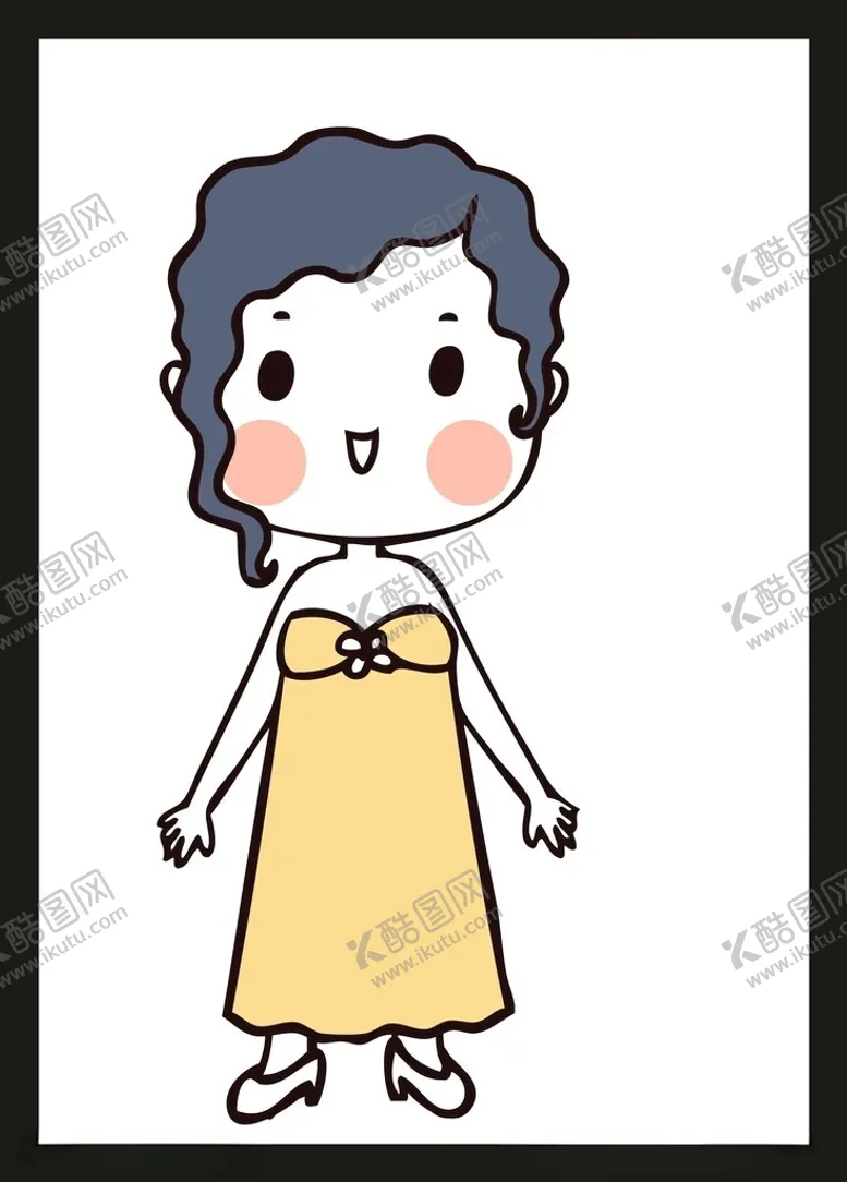 编号：56853102180945163734【酷图网】源文件下载-手绘女孩女人