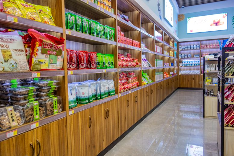 编号：95069509262008255205【酷图网】源文件下载-店铺货架