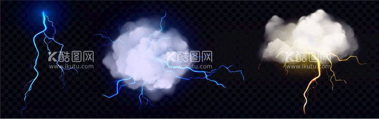 编号：54543310282020219243【酷图网】源文件下载-闪电下雨天气