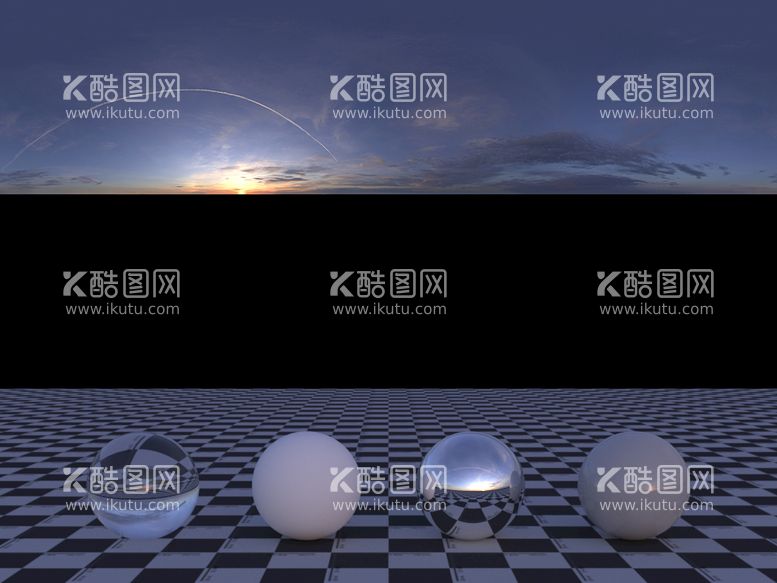 编号：55864110160623538877【酷图网】源文件下载-C4D天空贴图HDR贴图