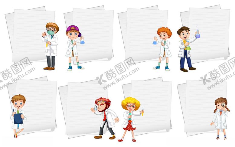 编号：23642504040219473820【酷图网】源文件下载-儿童手持空白展板形象