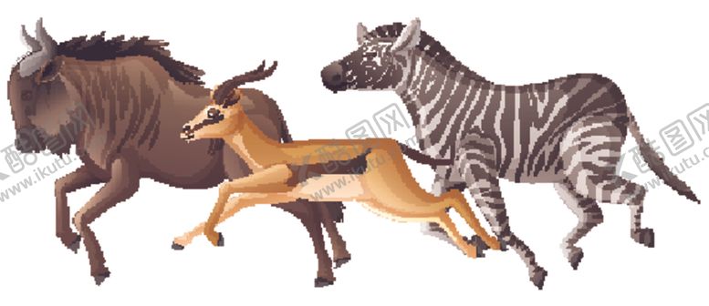 编号：97829009221924022918【酷图网】源文件下载-卡通野生动物