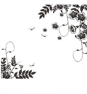 硅藻泥刻花线条花纹