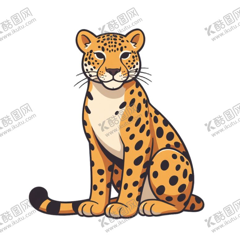 编号：50391601251029458245【酷图网】源文件下载-卡通猎豹