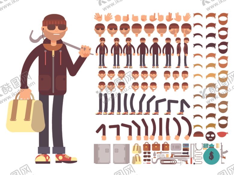 编号：66592410150324578952【酷图网】源文件下载-人物插画