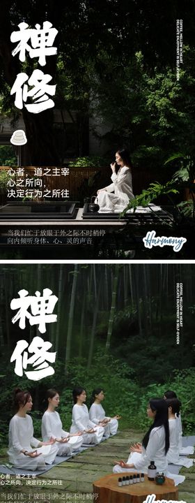 禅修疗愈系列海报