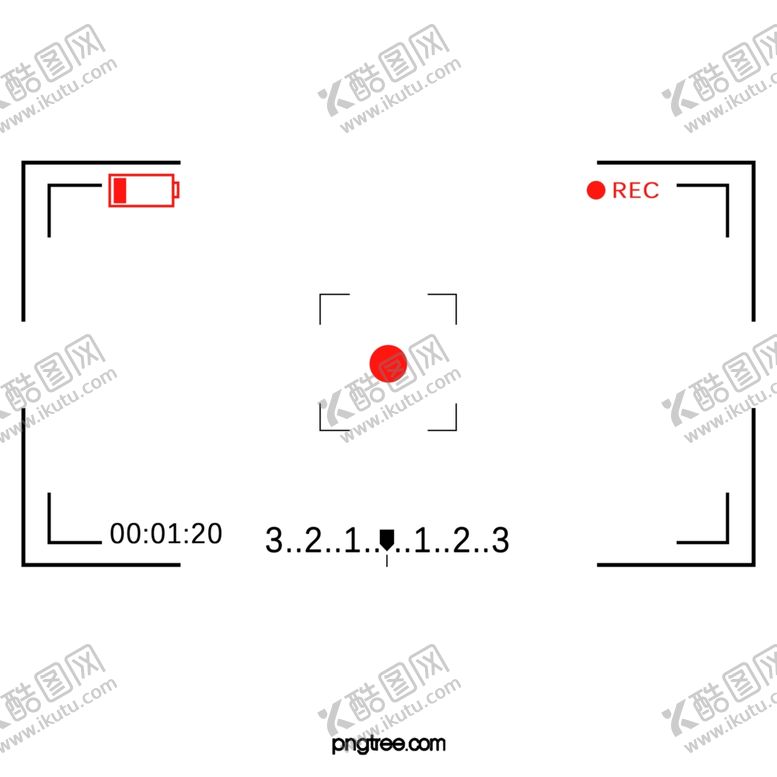 编号：87507805140026493588【酷图网】源文件下载-正在录制界面图片