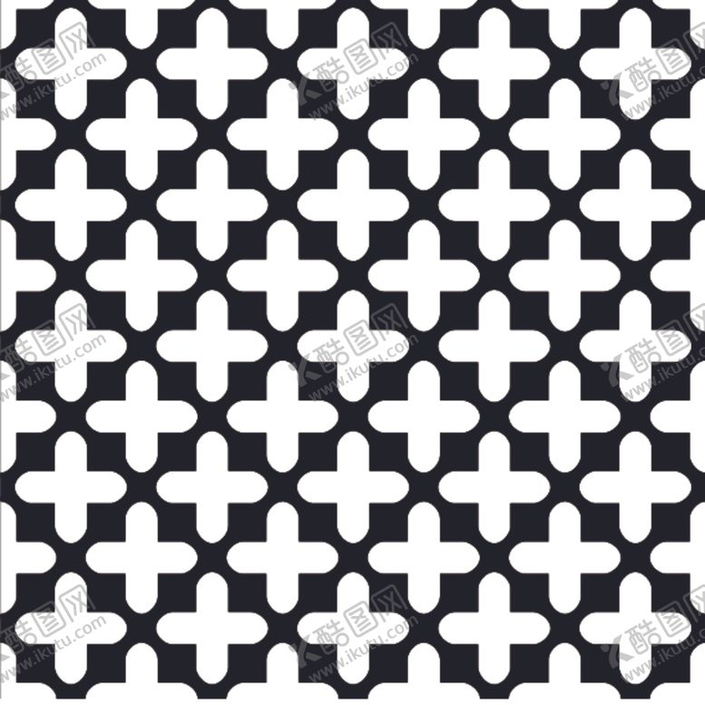 编号：52473909282315155500【酷图网】源文件下载-黑白简约花纹图案设计