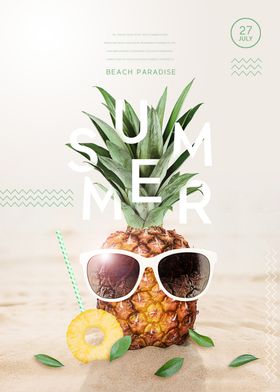 夏季海报图片