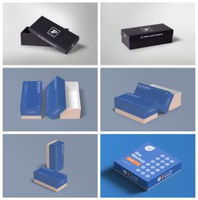 立体方盒礼盒样机设计