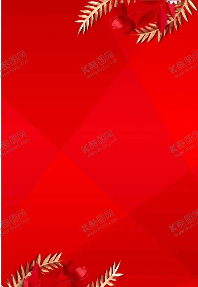 编号：92486506301139581999【酷图网】源文件下载-红色背景