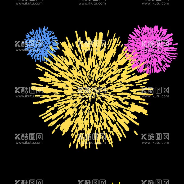 编号：25776710311846514630【酷图网】源文件下载-烟花  元素