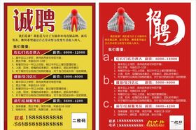 招聘诚聘海报