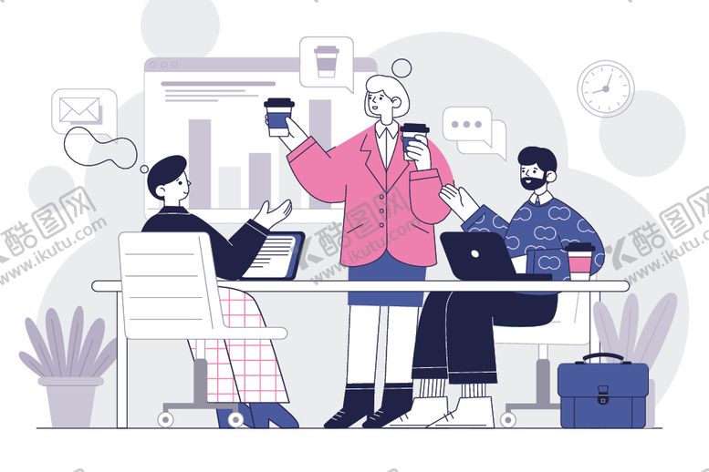 编号：73523304020037197380【酷图网】源文件下载-团队协作开展创意工作