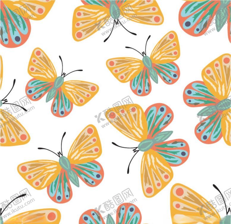 编号：28477509150932107339【酷图网】源文件下载-蝴蝶矢量
