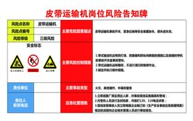 锅炉房风险告知牌