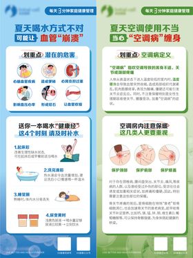 趣味健康知识科普展架