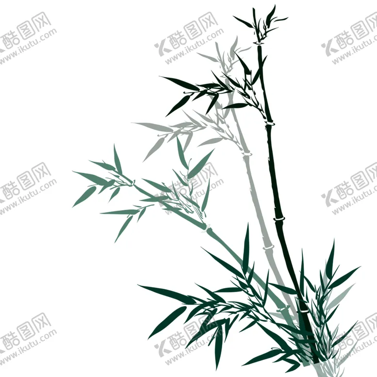 编号：26553704290800124110【酷图网】源文件下载-水墨竹子