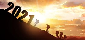 简约大气创意合成2021背景海