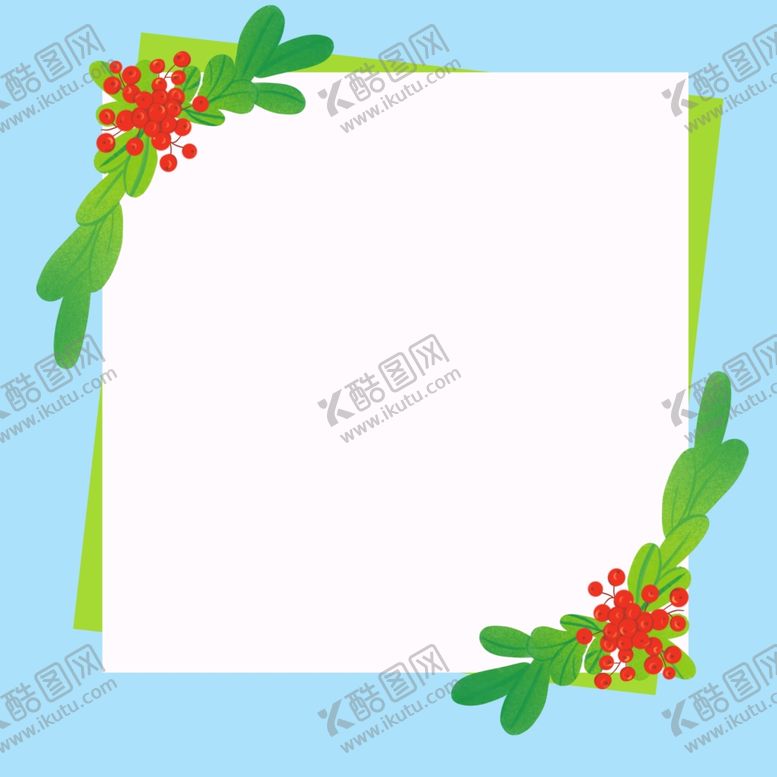编号：70434803211514438036【酷图网】源文件下载-植物边框