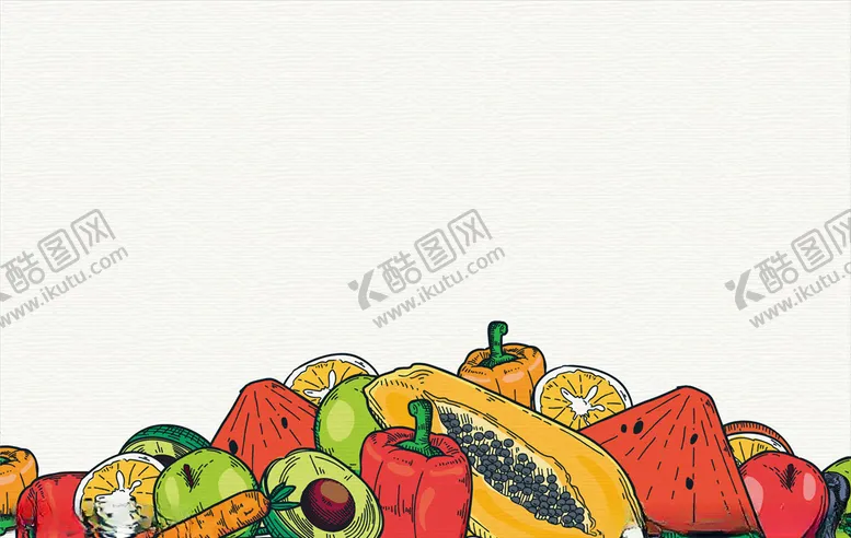 编号：92087507090553056346【酷图网】源文件下载-蔬菜背景