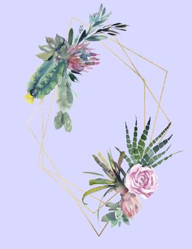 植物水彩画