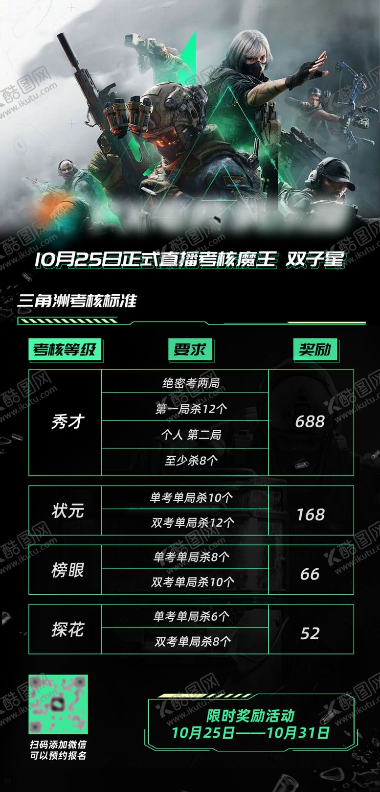 编号：35415101101618361386【酷图网】源文件下载-电竞三角洲行动活动海报