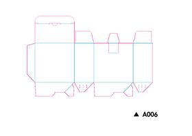 包装盒刀模图