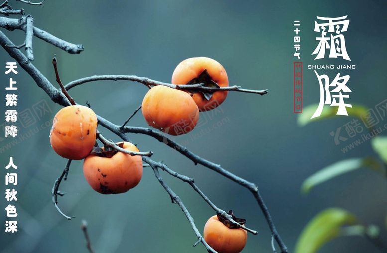 编号：02896109121343448429【酷图网】源文件下载-霜降 二十四节气