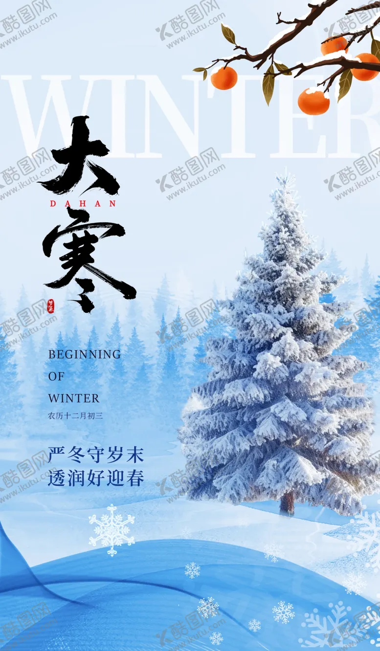 编号：78475002272302523011【酷图网】源文件下载-大寒海报