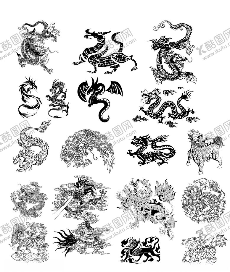 编号：50555306231948309828【酷图网】源文件下载-龙凤