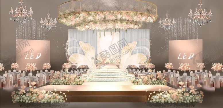 编号：13332106262038002300【酷图网】源文件下载-婚礼效果图