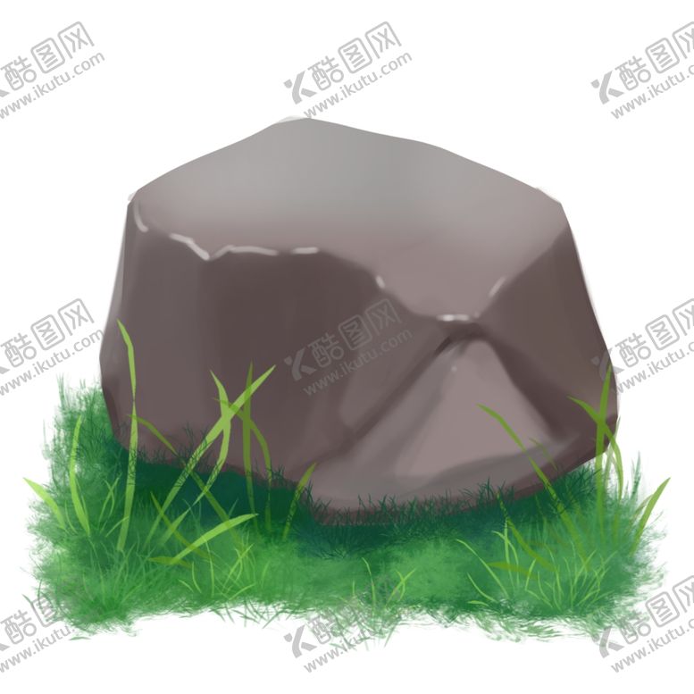 编号：79206909190659148552【酷图网】源文件下载-石头石子草地石块草坪