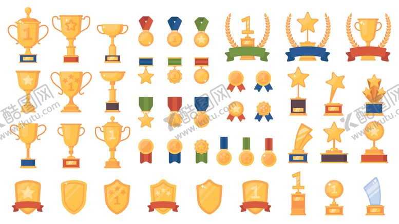 编号：27245404060157488411【酷图网】源文件下载-奖杯图案