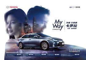 卡罗拉横版海报