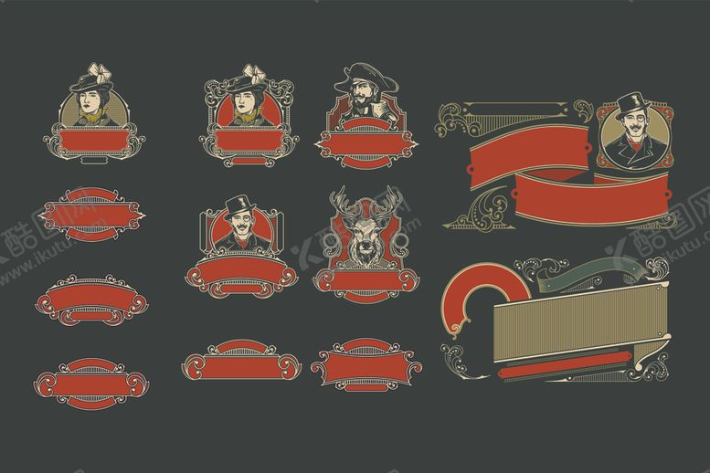 编号：30617910281415136176【酷图网】源文件下载-欧式古典纹章