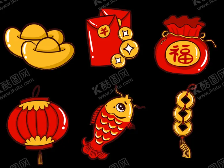 编号：47259010080224528016【酷图网】源文件下载-春节元素