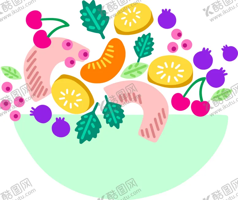 编号：69886312160528079449【酷图网】源文件下载-手绘沙拉