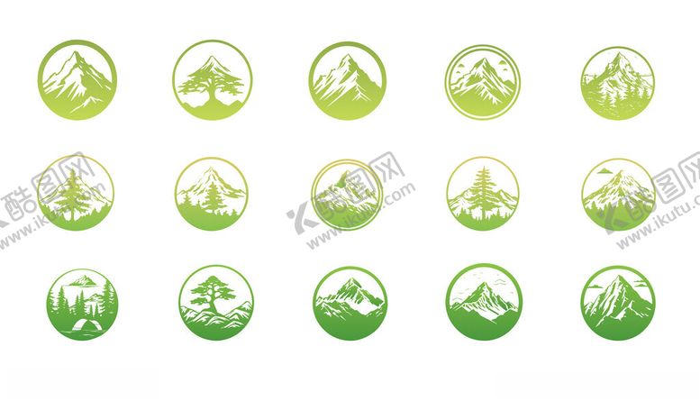 编号：40332304072319427333【酷图网】源文件下载-山图案