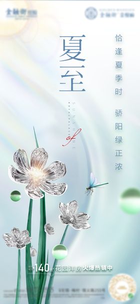 夏至二十四节气海报设计