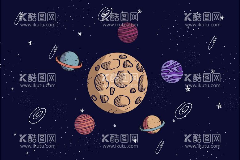 编号：46605311040122282820【酷图网】源文件下载-星球背景 