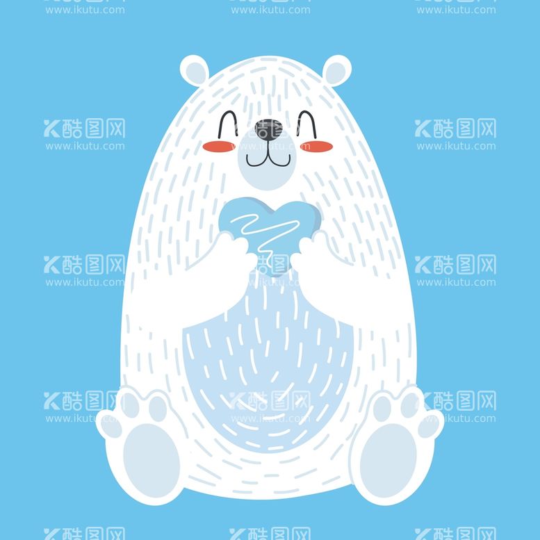 编号：80181910260140315099【酷图网】源文件下载-手绘卡通熊