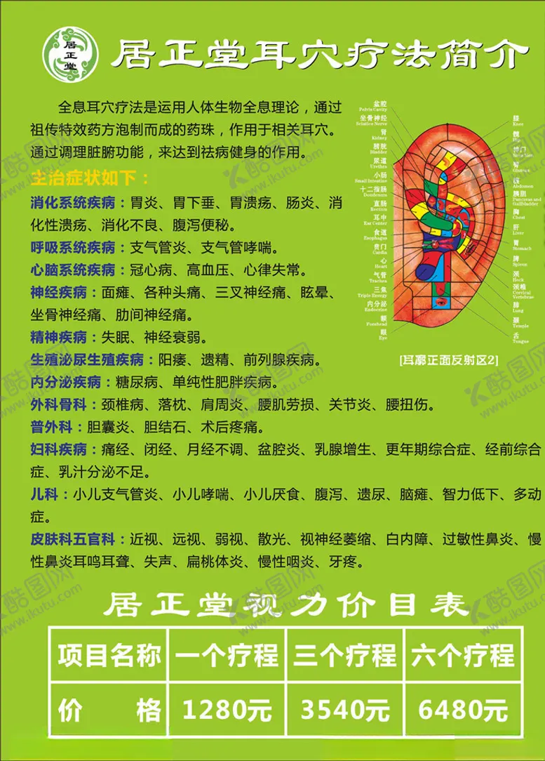 编号：21010210101135241120【酷图网】源文件下载-耳穴疗法简介