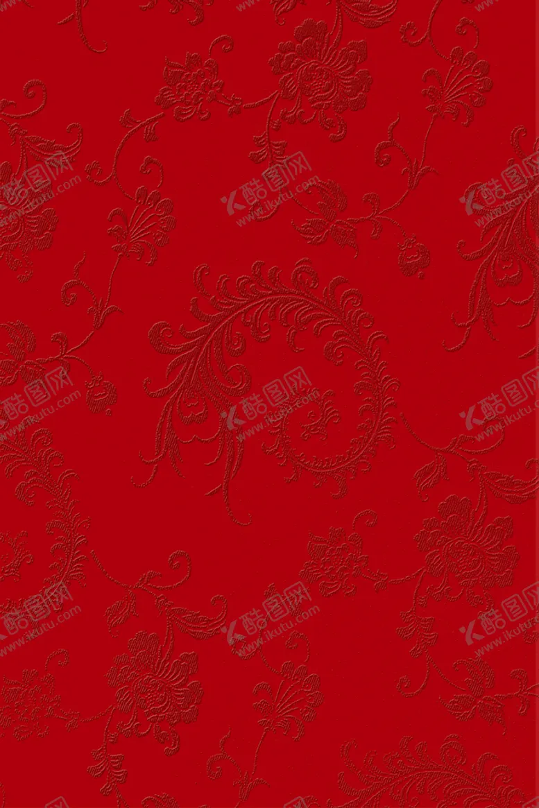 编号：07583209210133128760【酷图网】源文件下载-红色花纹背景模板