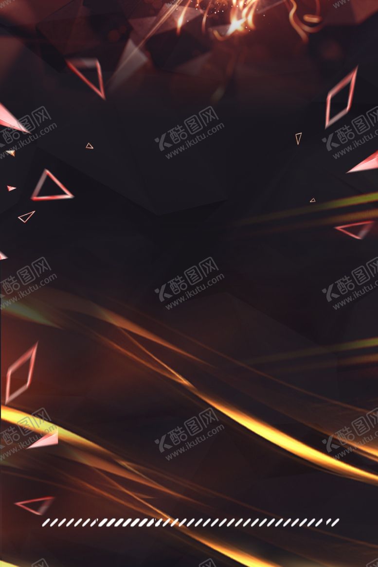 编号：78444211280338264804【酷图网】源文件下载-金黑色背景