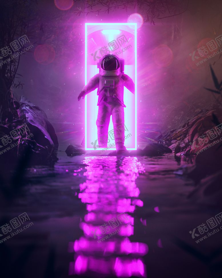 编号：26658209132221231741【酷图网】源文件下载-C4D宇航员