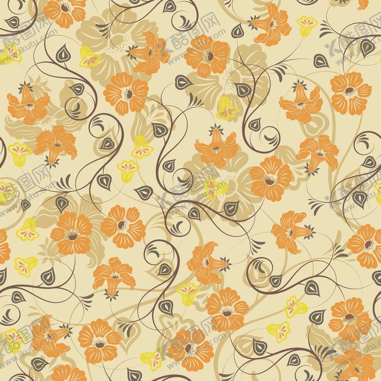 编号：93498509191629024696【酷图网】源文件下载-手绘花纹印花