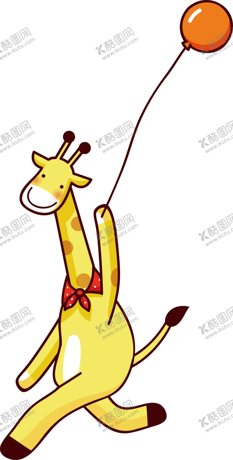 编号：39584305051047413773【酷图网】源文件下载-卡通长颈鹿